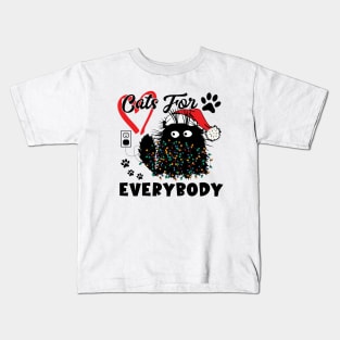 Cats For Everybody Men Kids Women Ugly Christmas Cat Kids T-Shirt